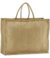 W475 Westford Mill Natural Starched Jute Market Shopper Natural colour image